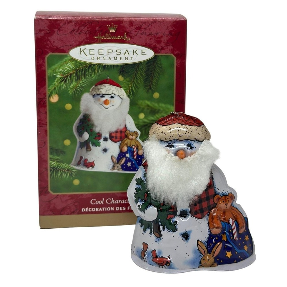 VTG 2000 Hallmark Keepsake Ornament | Cool Character Snowman by Linda Sickman